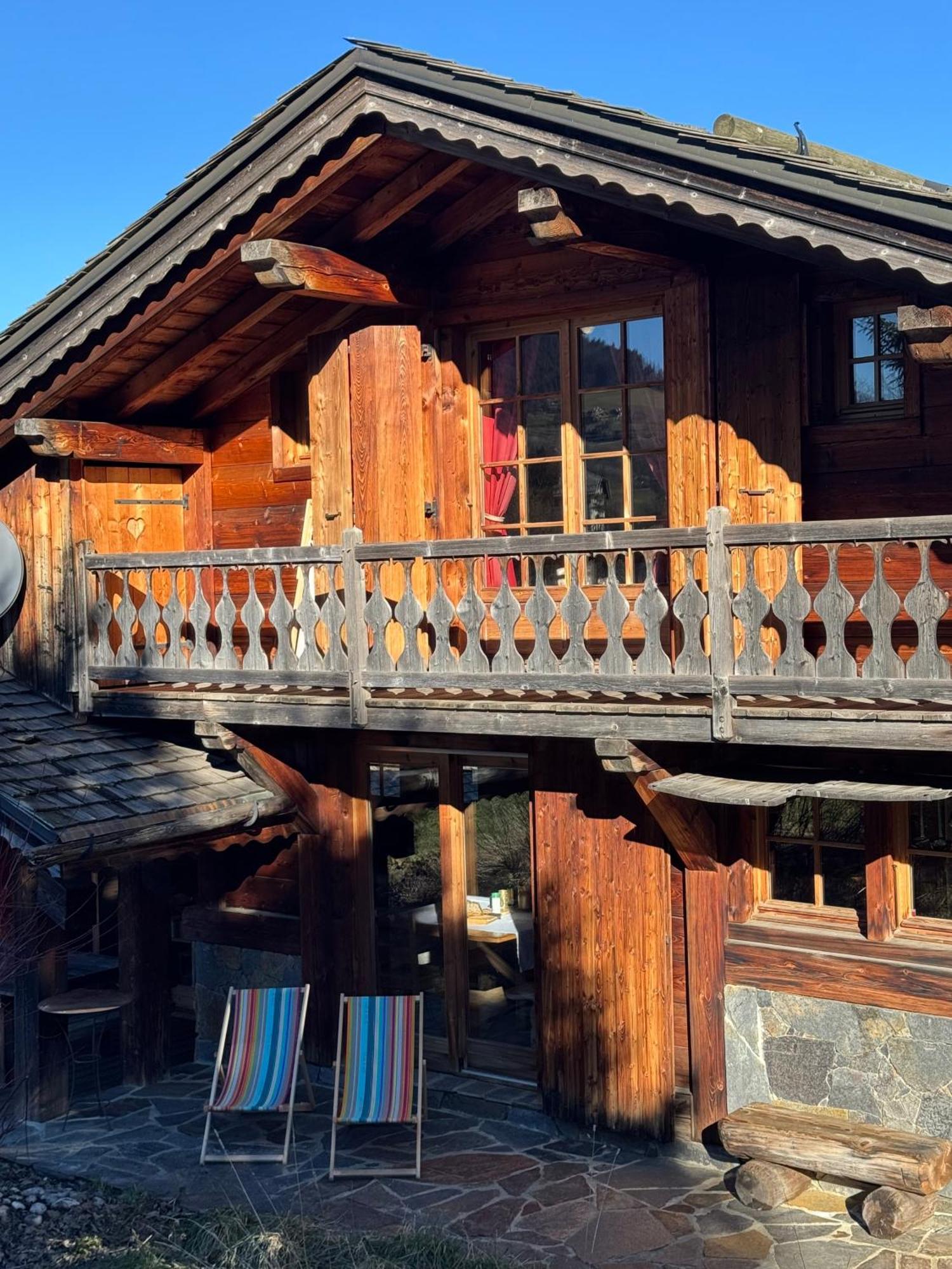 Chambres Et Mazots Du Chalet De Mado Megève Eksteriør bilde