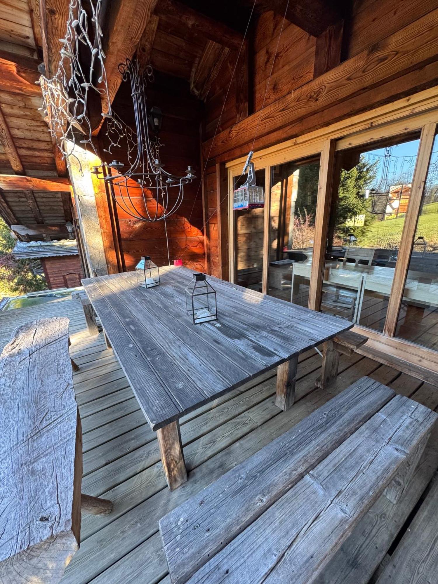 Chambres Et Mazots Du Chalet De Mado Megève Eksteriør bilde